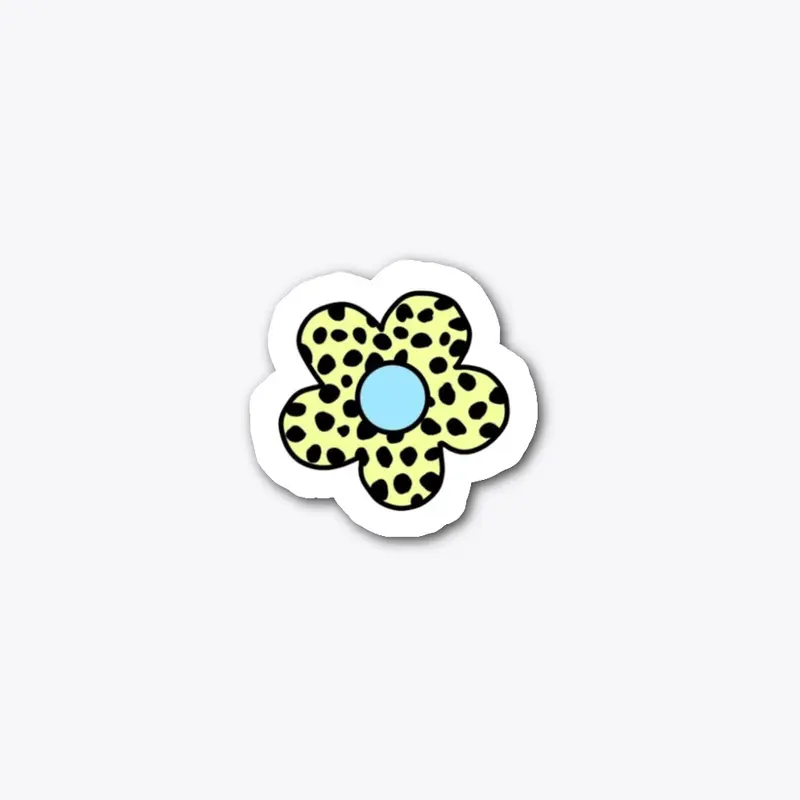 Y2K Cheetah Flower