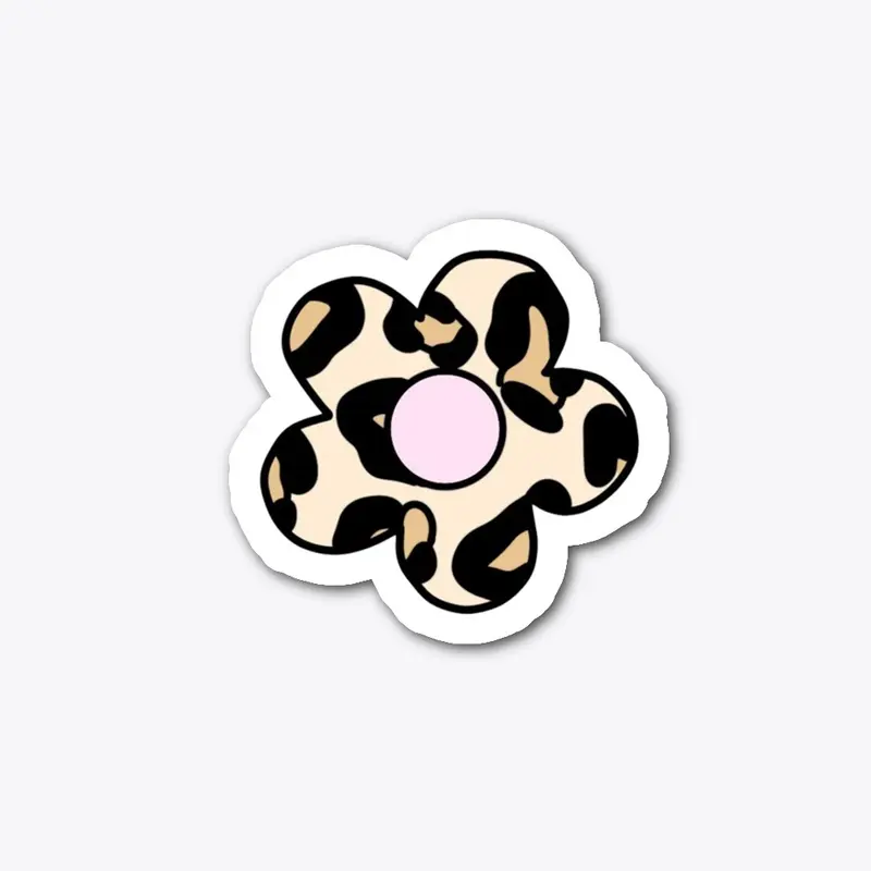 Y2K Leopard Flower